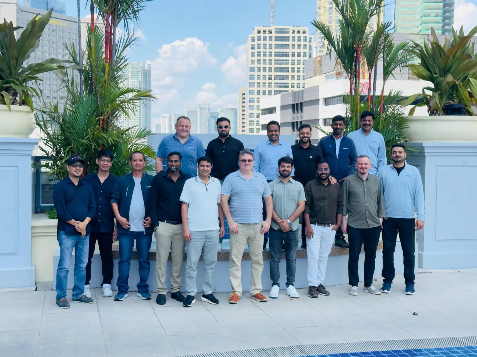 The Octillion and XOSOFT teams together at an Octillion offsite
